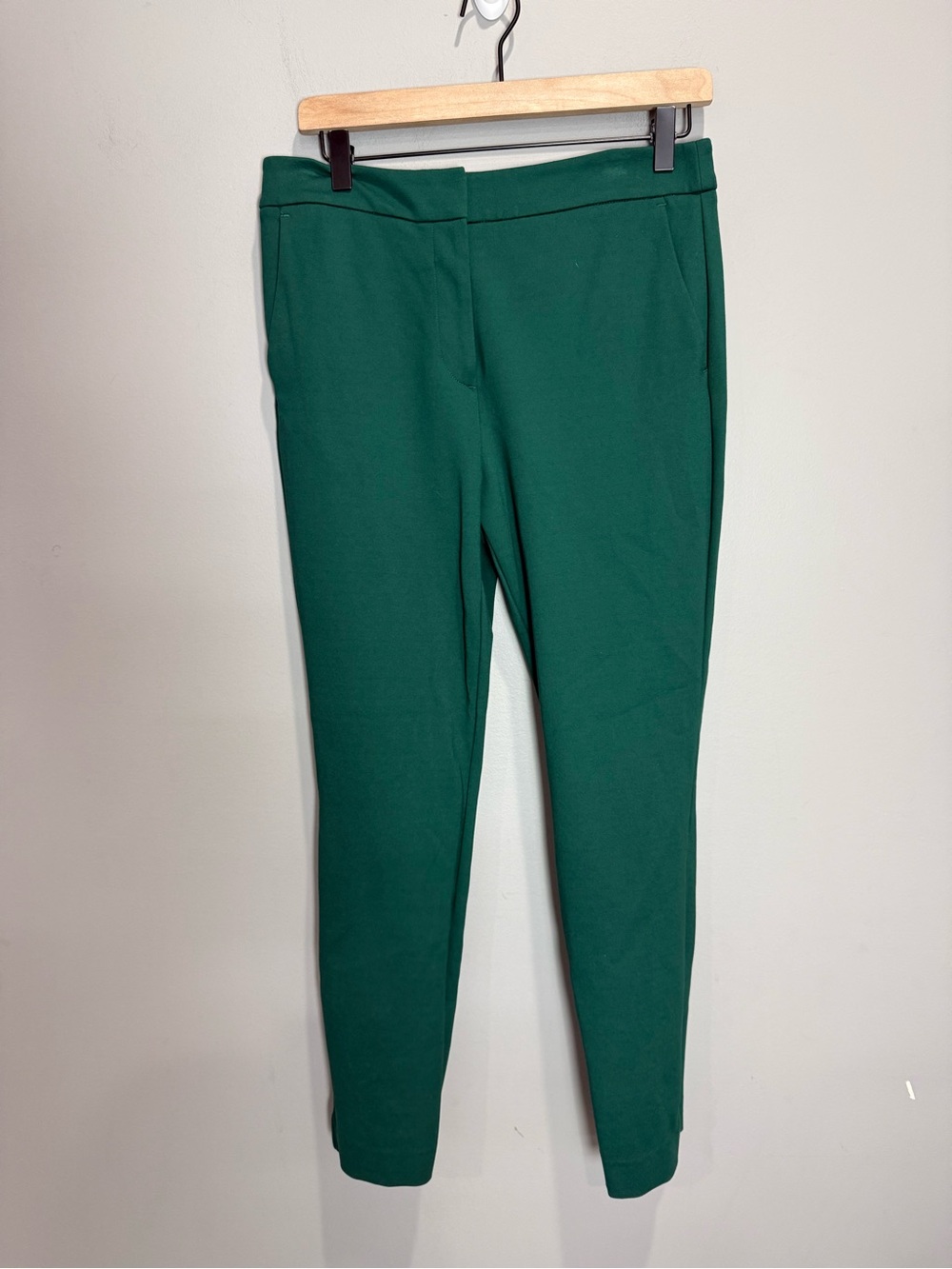 Boden Hampshire 7/8 Ponte Trousers Green Slim Ankle Pants US 8R